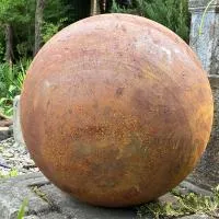 Стальная сфера — 3D КОРТЕН (518913) ∅ 1500 мм. Кизел