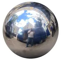 Шар ø 650 мм. полый полированный (517586) монтаж - сфера арт-объект пустотелая  в Кизеле