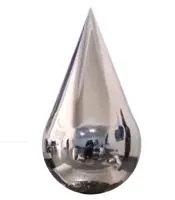 Капля 1000 х 500 зеркало aisi304 (517624) производство арт-объект  в Кизеле