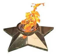 Звезда с газовой горелкой (518315) сертификат комплект горелка ГВД 379 10 89 00 ПС вечный огонь ø 600 мм. пустотелая  в Кизеле