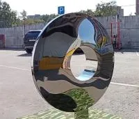 Линза арт  скульптура (519060) ∅ 2500 сталь AISI304 Кизел 