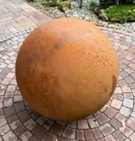 Кортеновский шар — дизайн (518925) ∅ 800 мм. Кизел