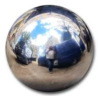 Шар ø 600 мм. полый полированный (517585) поставка - сфера арт-объект пустотелая  в Кизеле
