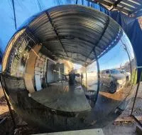 Сфера шар ø 2000 мм. (514274) производство - арт-объект пустотелая  в Кизеле