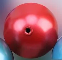 Ёлочный шар красный (518840) ∅ 500 мм. Кизел