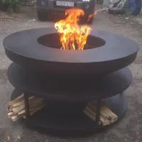 Стол для костра поленница (197212) поставка все ø 1000 мм. универсальная  в Кизеле