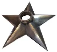 Звезда ø 1100 мм. бронза (197207) поставка комплект горелка ГВД 379 10 89 00 ПС вечный огонь пустотелая  в Кизеле