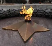 Звезда вечного огня листовая бронза чугун в Кизеле (518589)