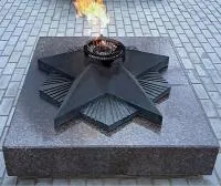Вечный огонь фигурная подложка литье из чугуна (NSO-PiroClub) в Кизеле