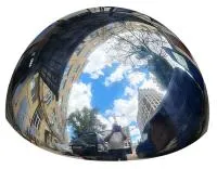 Полусфера полированная металлическая (207265) монтаж промоборудование ø 1000 мм.  в Кизеле