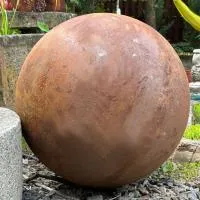 Шар металлический кортен (518919) ∅ 800 мм. Кизел