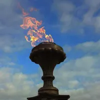 Газовая горелка апс (газ-контроль) (1629) сертификат - автомат вечный огонь ø 154 мм. ветроустойчивая  в Кизеле