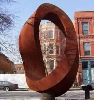 Кортеновская сталь скульптура кольцо (518292) поставка арт-объект  в Кизеле