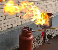 Газовая горелка электро розжиг (514267) монтаж вечный огонь ø 154 мм. ветроустойчивая  в Кизеле