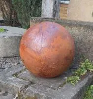 Сфера 3D парк КОРТЕН сталь (518912) ∅ 500 мм. Кизел