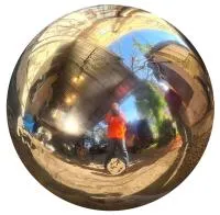 Шар полированный ø 700 мм. (514270) сертификат - сфера арт-объект пустотелая  в Кизеле