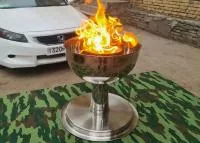 Чаша торжественного огня афины (51756458) производство для ø 360 мм. ветроустойчивая в Кизеле