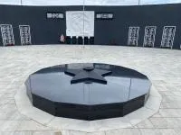 Звезда чугун (518248) производство комплект горелка ГВД 379 10 89 00 ПС вечный огонь ø 1100 мм. монолит - литье  в Кизеле