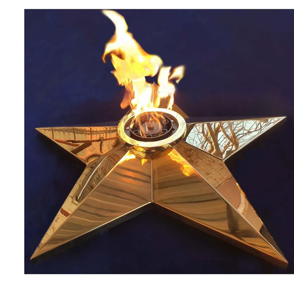 Вечный огонь монтаж и реконструкция в Кизеле 